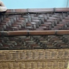 籐　箱　入れ物　四つセットの画像