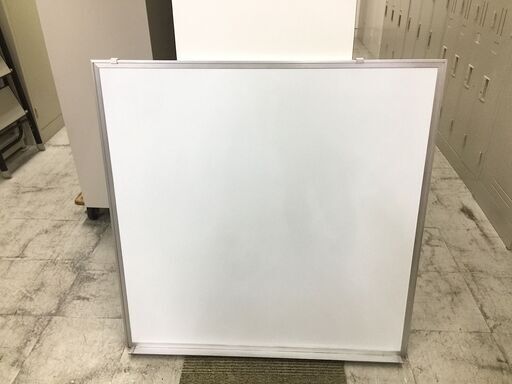 中古　美品　ホワイトボード　壁掛け　無地　ホーロー　正方形　W900×H900　愛知県 一宮市 名古屋市 稲沢市 江南市 岩倉市 岐阜 羽島市 各務ヶ原市 岐阜市 三重県 愛知 グッドプライス一宮