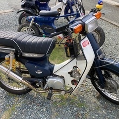 (決まりました)　ホンダ　カブ　角目　クラッチミッション125cc 現在不動　の画像
