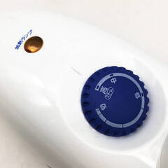 su0036　ツインバード スチームアイロン SA-4083 2in1アイロン ブルー TWINBIRD ハンディアイロン スチーマー 2way スチーム＆プレス ブラシ付き 青 衣類 洋服　ハンディ しわ伸ばし スチームアイロン 中古の画像