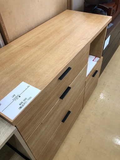 キッチンカウンター　ニトリ　ブラウン