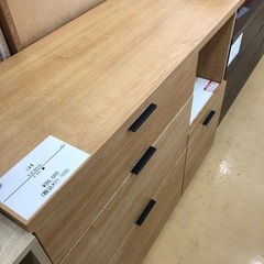 キッチンカウンター　ニトリ　ブラウン