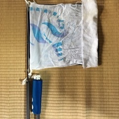 旗用　2本　伸縮性ハンディーポール　60型　　旗掲揚などにの画像