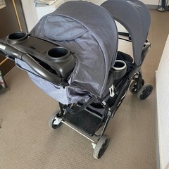 お値引きしました。子供用品 ベビー用品 ベビーカー、2人乗りベビーカーの画像
