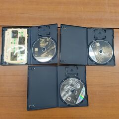 動作未確認品　PS2用ソフト　真三國無双2猛将伝・真三國無双3・真三國無双4　プレイステーション2用ソフト　セット売りの画像