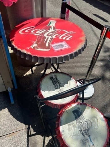コカコーラテーブルセット