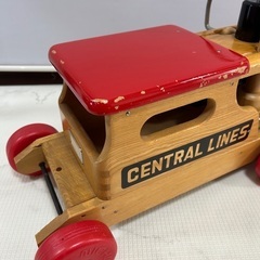 木製　ニチガン　ジャイアントポッポ汽車　レトロおもちゃの画像