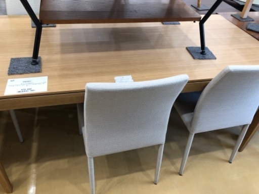 FUJIEIダイニング５点セット　テーブル:サンディーチェア:マッティーノ　ナチュラル×ホワイト166