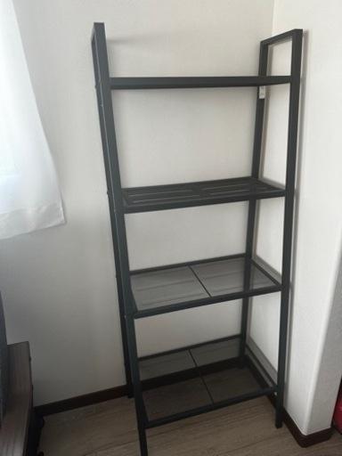美品❗️IKEA ラック　ダークグレー