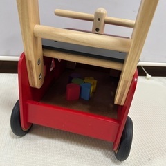 I'm toy 消防車　ウォーカーアンドライド　アイムトイ　手押し車　木製の画像