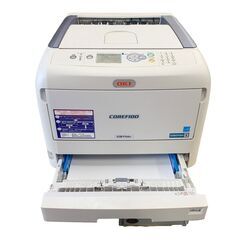 24C405_ジヤ 【来店引き取り限定】OKI 沖電気工業 カラーLEDプリンター COREFIDO C811dn レーザープリンター やや難あり 限定品 中古の画像