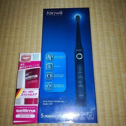 電動歯ブラシと歯みがき粉