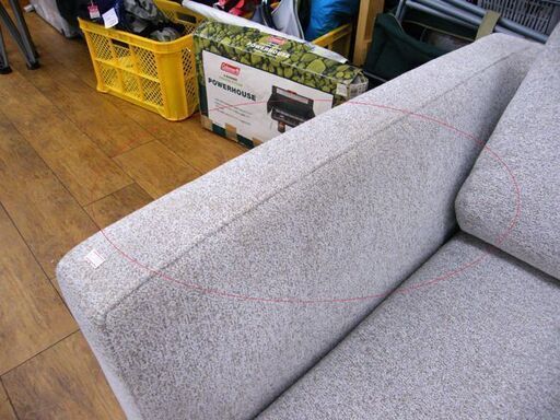RELAX FOAM ファブリック カウチソファ 幅：約222cm 3人掛け L字 椅子 家具 札幌市 厚別店