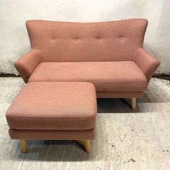 ◆🔶期間限定・特別価格🔶◆美品！Francfranc オンラインショップ限定 フルレット ２Pソファ ピンク の画像