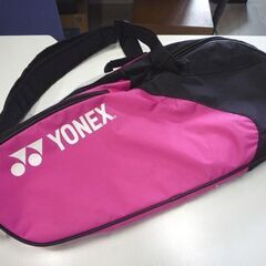 YONEX テニス ラケットバッグ ピンク/ホワイト/ブラック ヨネックス バッグ 中古 札幌市東区 新道東店の画像