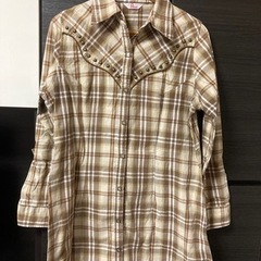 レディース　ロングシャツ