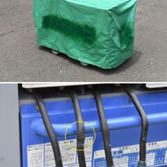 ≪yt1479ジ≫ Denyo/デンヨー DLW-200×2LSE 防音型エンジン溶接・発電機 ディーゼル DLW-200X2LSE EG始動確認済/現状品 60609-04の画像