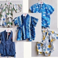 甚平　90　子供用品 キッズ用品 子供服