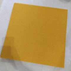 【値下げ】パネルカーペット　黄色
