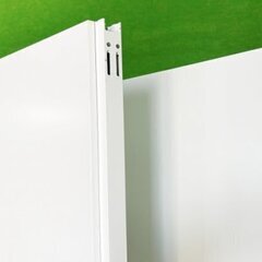 【発送もOK】【美品】スチール張り　自立タイプ　2連結パーテーション　H2100×W2400　■U-935の画像