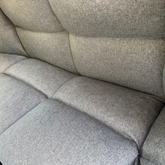 【取引中】7月15日まで　ニトリ　形が自在に変えられるコンパクトソファ　 2人掛けの画像