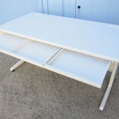 事務机　平デスク　ホワイト　1400ｘ700の画像
