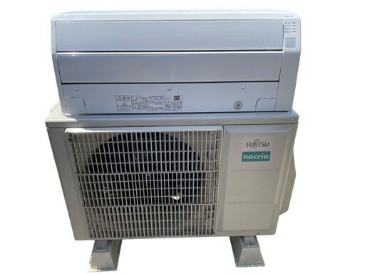 【決まりました】★弊社から10キロ圏内送料無料【美品】富士通 ルームエアコン　AS-C402M-W 室外機　AO-C402M 2023年製 14畳用