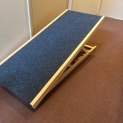 犬用スロープ　木製　高さ4段階式の画像