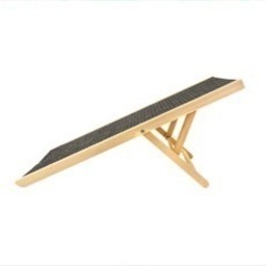 犬用スロープ　木製　高さ4段階式の画像