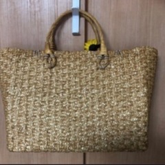 大きめカゴバック　レジャーバック　バッグ トートバッグの画像