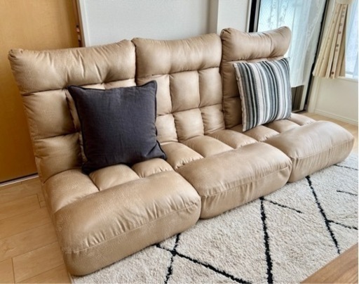 【新品同様】ニトリ　ソファ ニトリ ソファー ソファ 2人掛け ワイドソファ(Sステイツ BK) : ニトリ