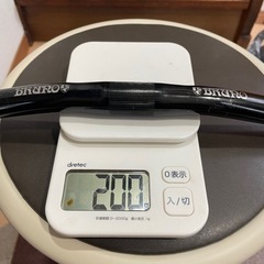 フラットバーハンドル 黒の画像