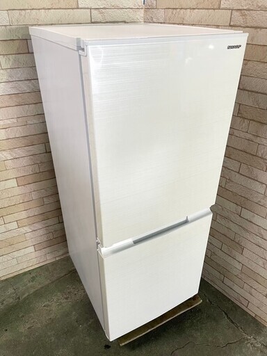 【美品】大阪送料無料★3か月保証付き★冷蔵庫★シャープ★2021年★2ドア★SJ-D15H-W★R-747