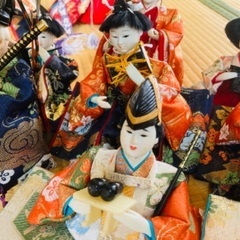 ひな人形　7段飾り　昭和レトロ　江別市の画像