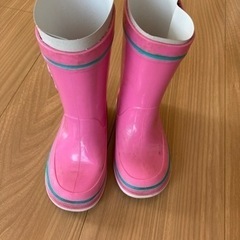 子供靴　キティ長靴　中古の画像