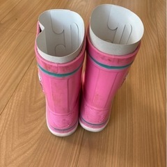 子供靴　キティ長靴　中古の画像