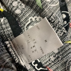 甚平☠️ ブラック　80cmの画像