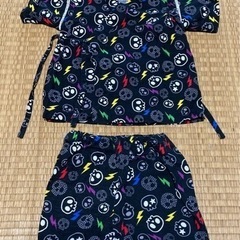 甚平☠️ ブラック　80cm