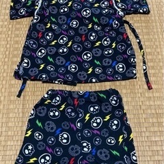 甚平☠️ ブラック　80cmの画像