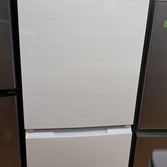 SHARP 2022年製 179L 2ドア冷蔵庫 SJ-D18H-W 