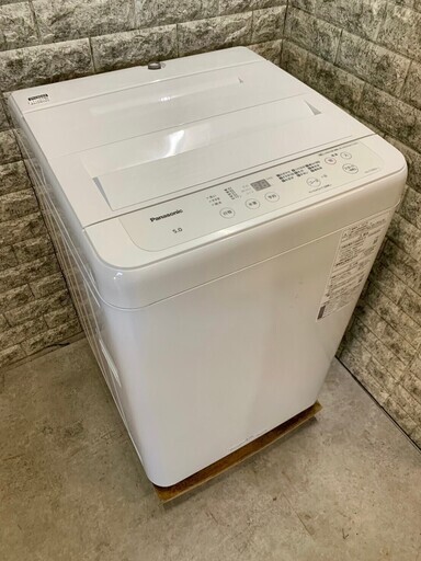 【美品】大阪送料無料★3か月保証★洗濯機★パナソニック★2021年★5㎏★NA-F50BE9★S-84
