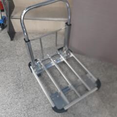 【引取先決まりました！】 台車 キャリーカート アルミ 折りたたみ 軽量 ショッピングキャリー 引っ越し 荷物運び キャンプ

 の画像