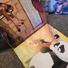 海外輸入本4冊まとめて/英語/English/ディズニー/ドリームワークス/トイストーリー2/シュレックしゃべる絵本/ティモン＆プンバァ/他　英語絵本の画像