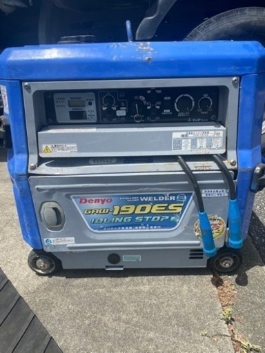 デンヨーウェルダー　時間少なめ514時間　トヨタダイハツスズキ軽トラハイブリッド車