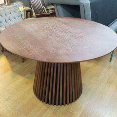 NOCE ダイニングセット 円形テーブル 幅120㎝ ウォールナット / チェア