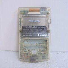 ジャンク 任天堂 ゲームボーイカラー 本体 スケルトン CGB-001 ニンテンドー GAME BOY COLOR 札幌市 白石店の画像