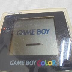 ジャンク 任天堂 ゲームボーイカラー 本体 スケルトン CGB-001 ニンテンドー GAME BOY COLOR 札幌市 白石店の画像
