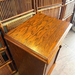 【売約済み】【武蔵小山店】 英国 クラッシック サイドボード 扉付き 収納 電話台  サイドチェスト チェスト 検) 三越家具 三越ブルージュ ブルージュ Brugge IDC大塚 大塚家具 収納 家具 おしゃれ 🚚 運搬無料エリア有 / 品川区 リサイクルショップ ランバールーム 武蔵小山店  ◀︎ 武蔵小山パルム 戸越銀座 隣の画像