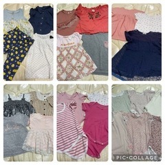 女の子夏服大量まとめ売りの画像
