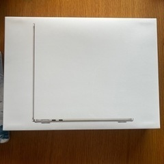 定価25万円 美品M2チップMacBook Air2023購入 箱付き スターライトの画像